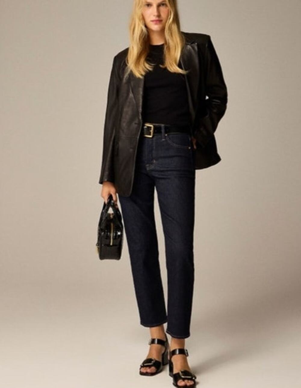 J.Crew Vintage Slim Straight Jeans Womens 32 Dark Indigo Wash Stretch Denim NWT